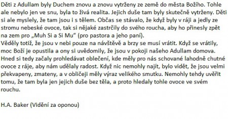 H.A. Baker: Vidění za oponou